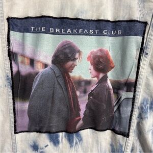 Upcycled Women’s Breakfast Club Denim Jacket See Measurements